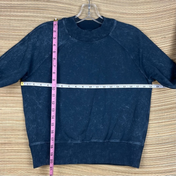 Lululemon Ready to Roll Crew  Dye Acid Rubber Dye True Navy Size 4 - Picture 9 of 9